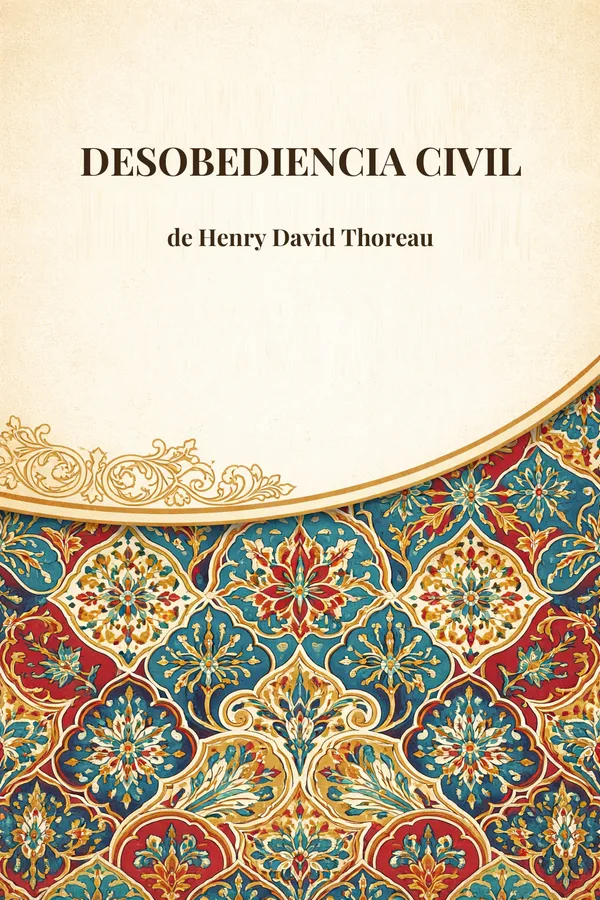 Portada de Desobediencia civil de Henry David Thoreau
