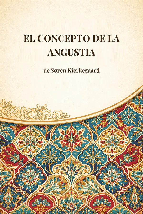 Portada de El concepto de la angustia de Søren Kierkegaard