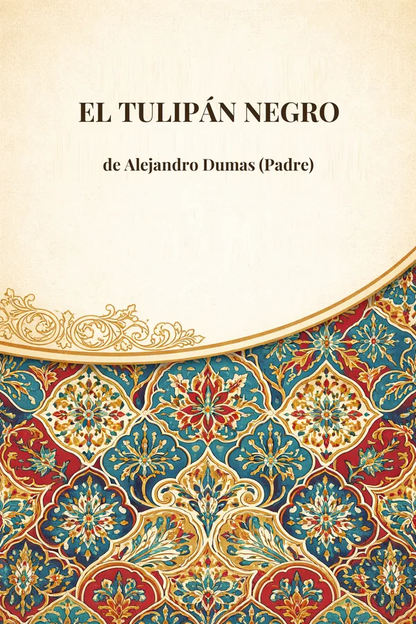 Portada de El tulipán negro de Alejandro Dumas (Padre)