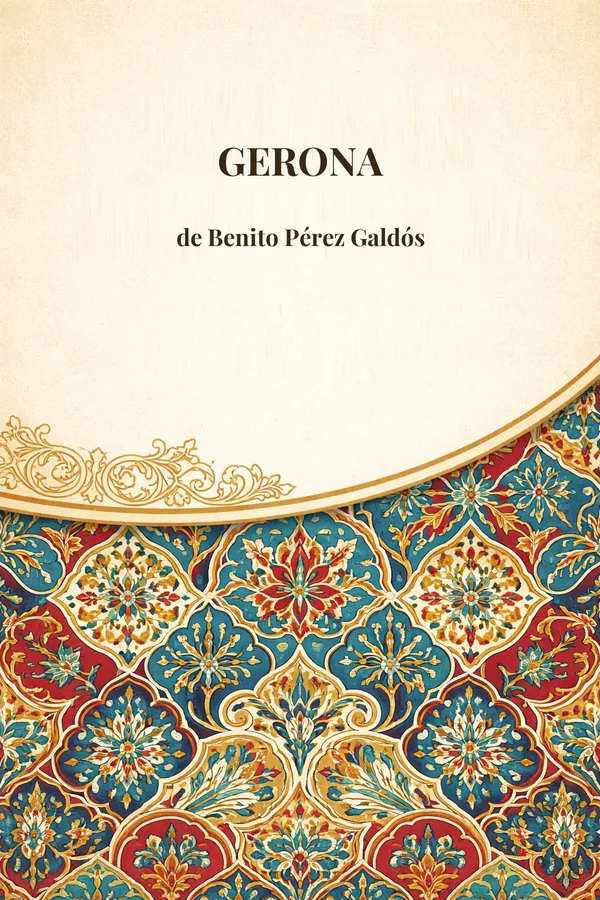 Portada de Gerona de Benito Pérez Galdós